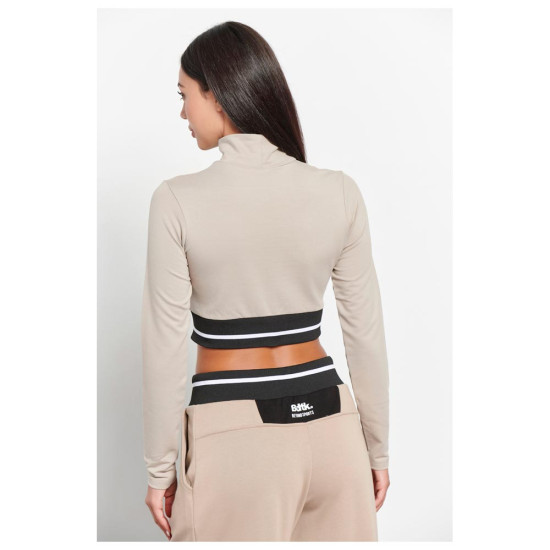 Bodytalk Γυναικεία μακρυμάνικη μπλούζα Crop Top